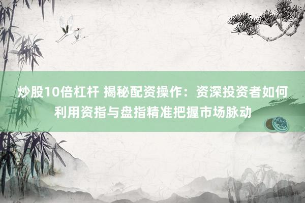 炒股10倍杠杆 揭秘配资操作：资深投资者如何利用资指与盘指精准把握市场脉动