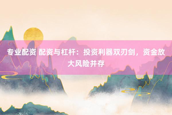 专业配资 配资与杠杆：投资利器双刃剑，资金放大风险并存