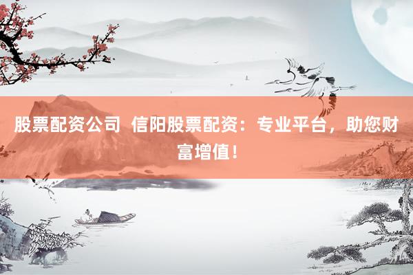股票配资公司  信阳股票配资：专业平台，助您财富增值！
